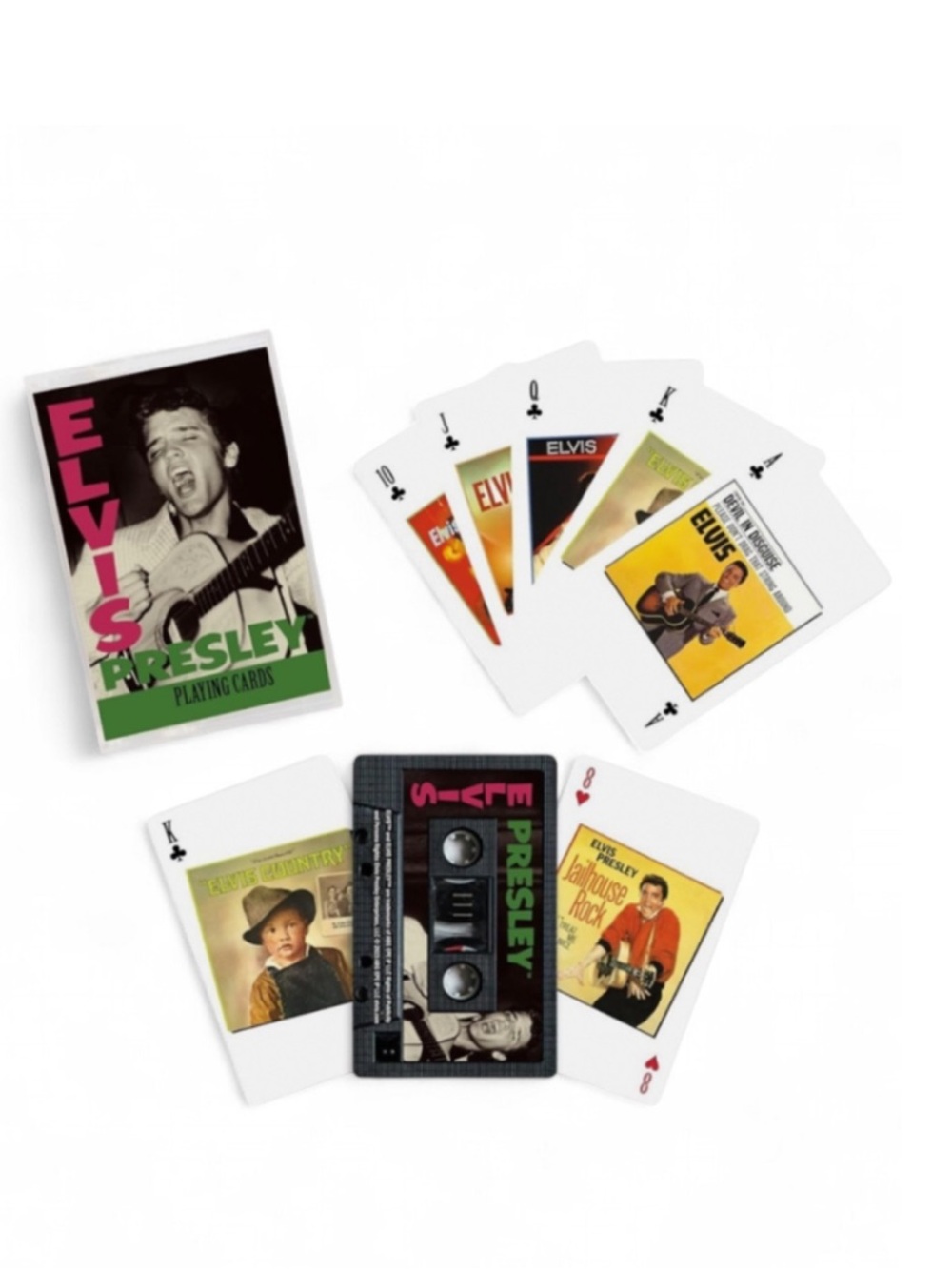 Aquarius Puzzles Elvis Presley Cassette Playing Cards